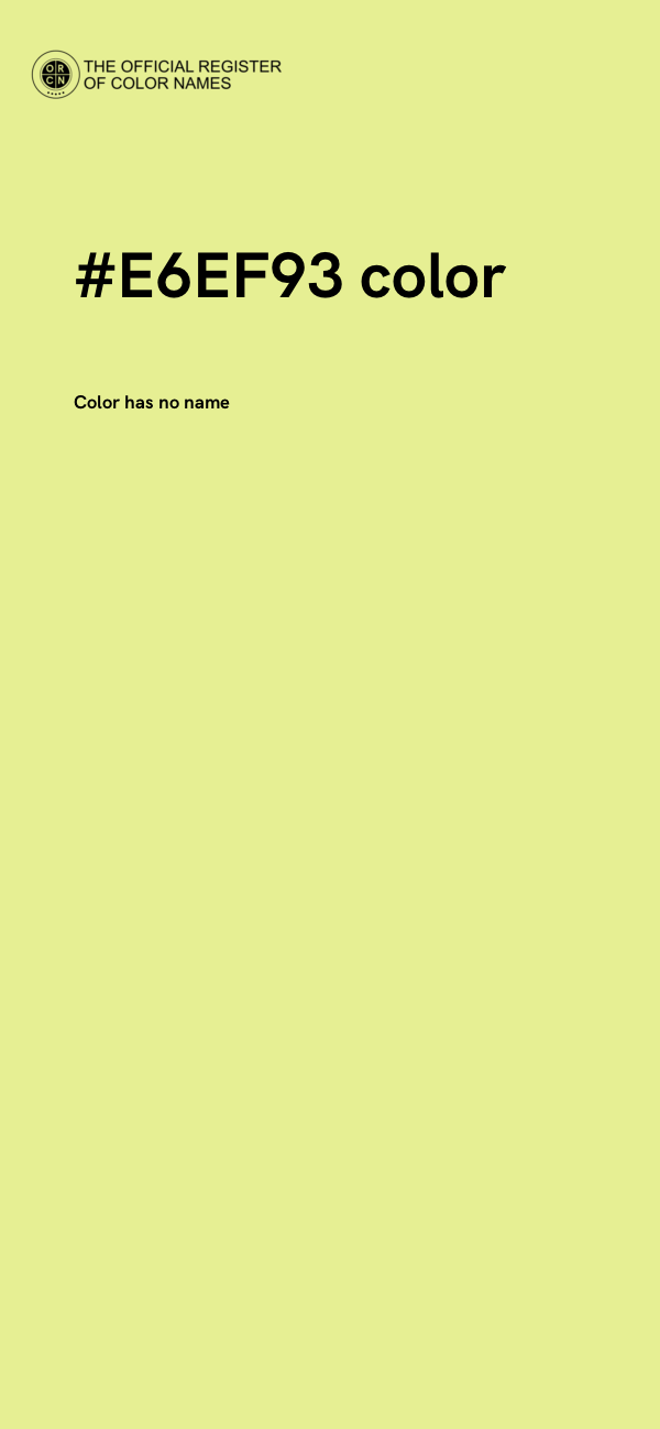 #E6EF93 color image