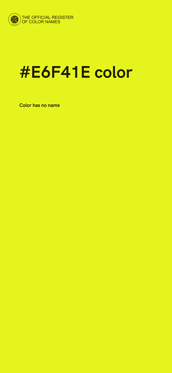 #E6F41E color image