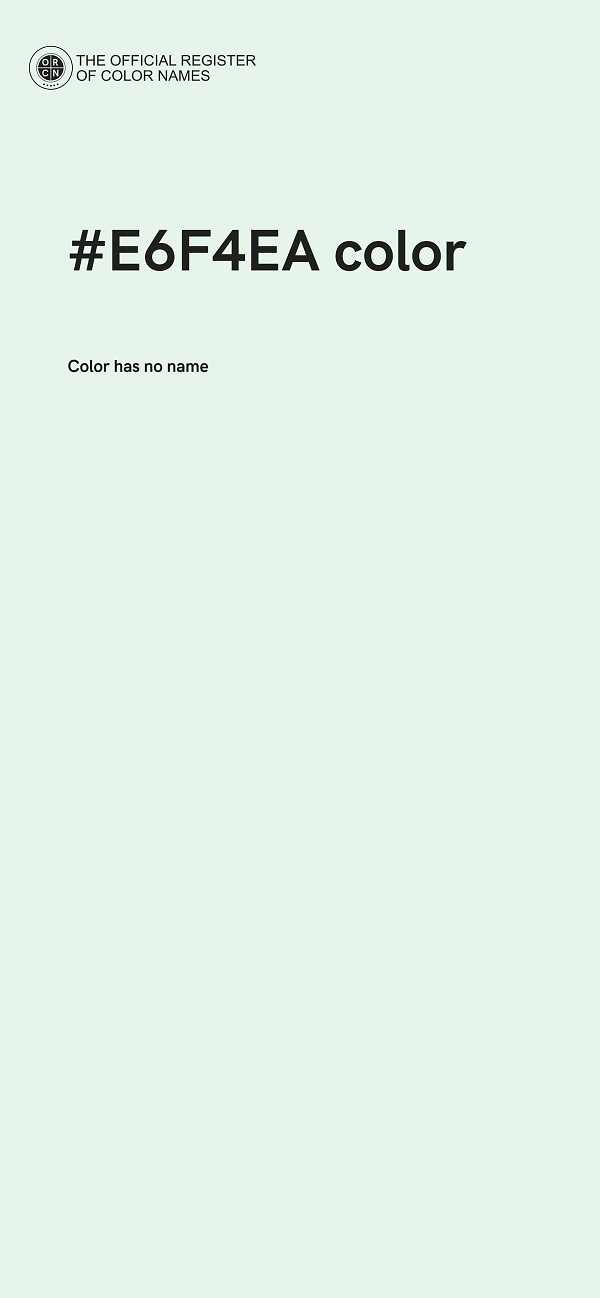 #E6F4EA color image