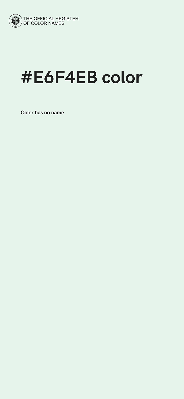 #E6F4EB color image