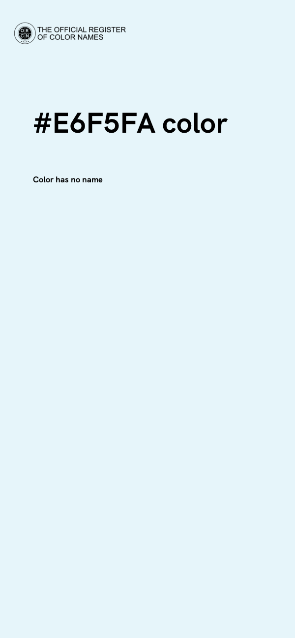 #E6F5FA color image