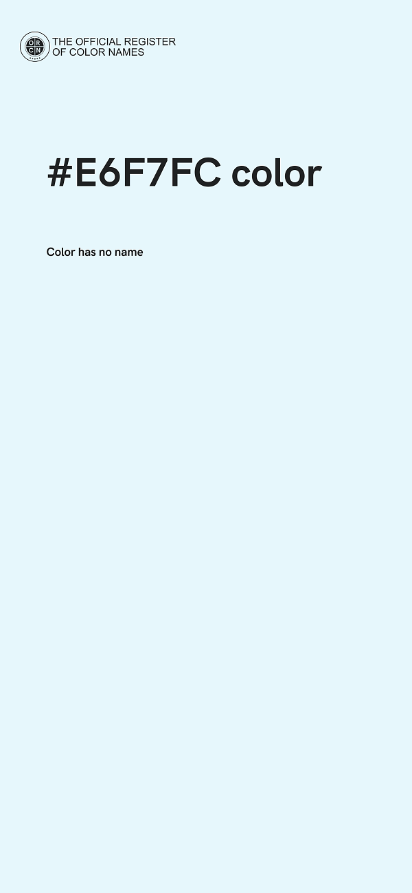 #E6F7FC color image