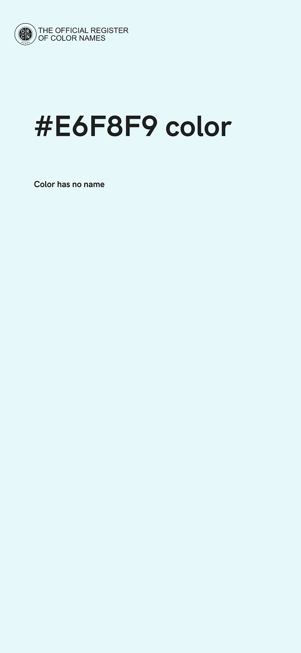 #E6F8F9 color image