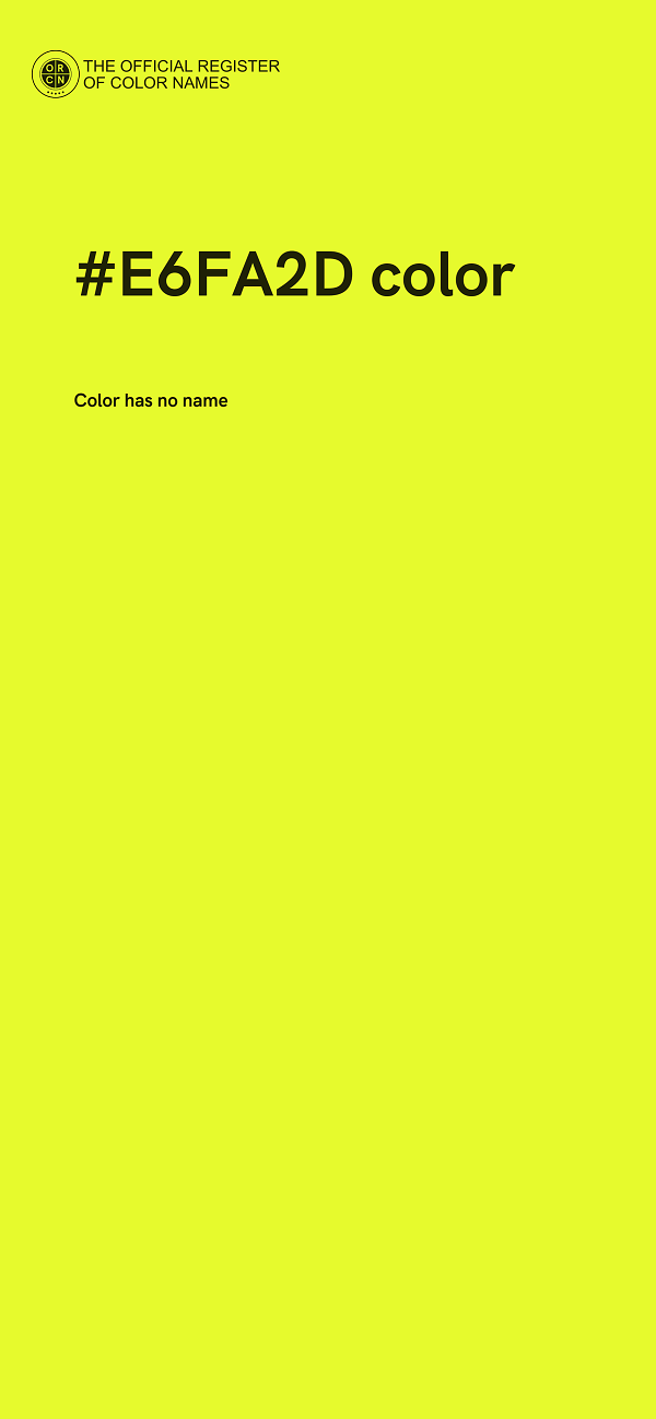 #E6FA2D color image
