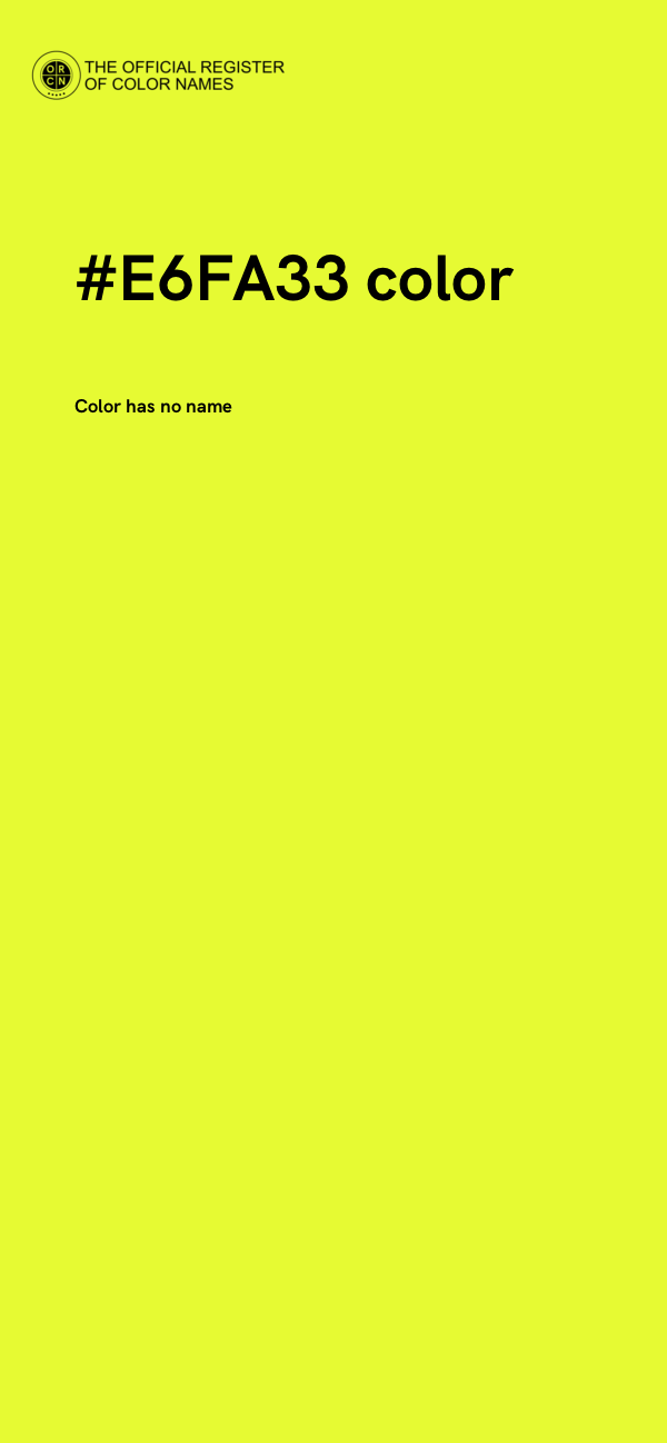 #E6FA33 color image
