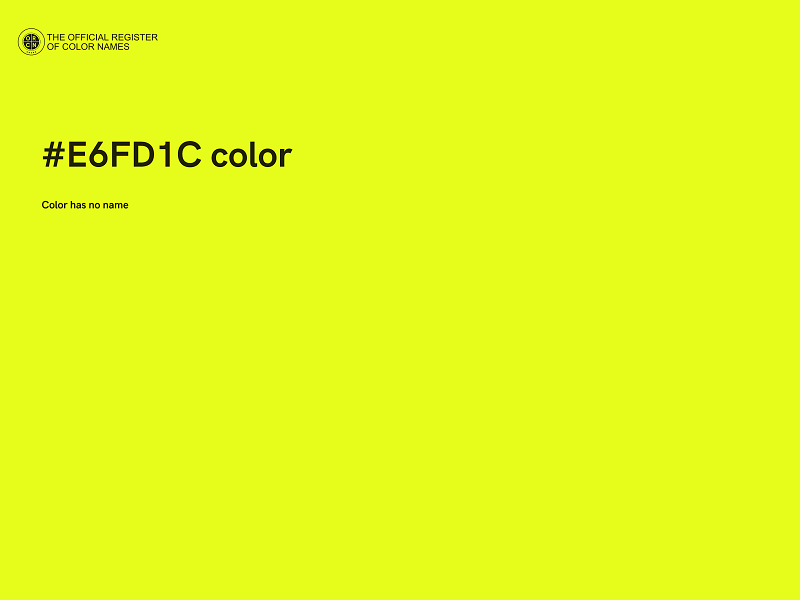 #E6FD1C color image