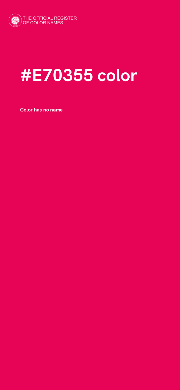 #E70355 color image