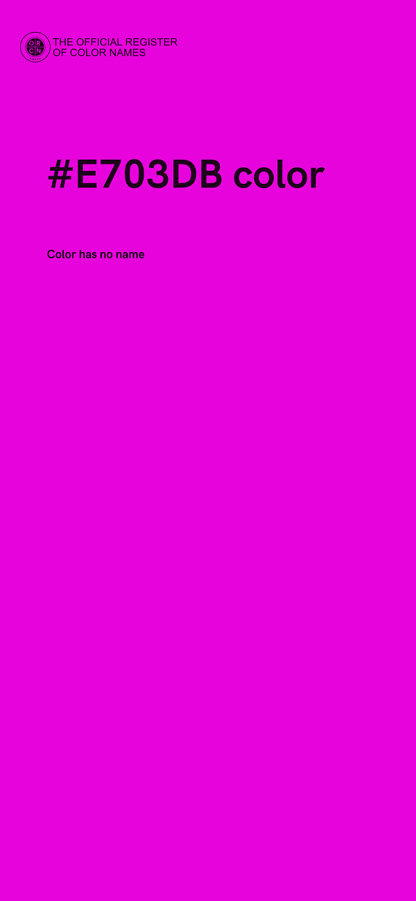 #E703DB color image