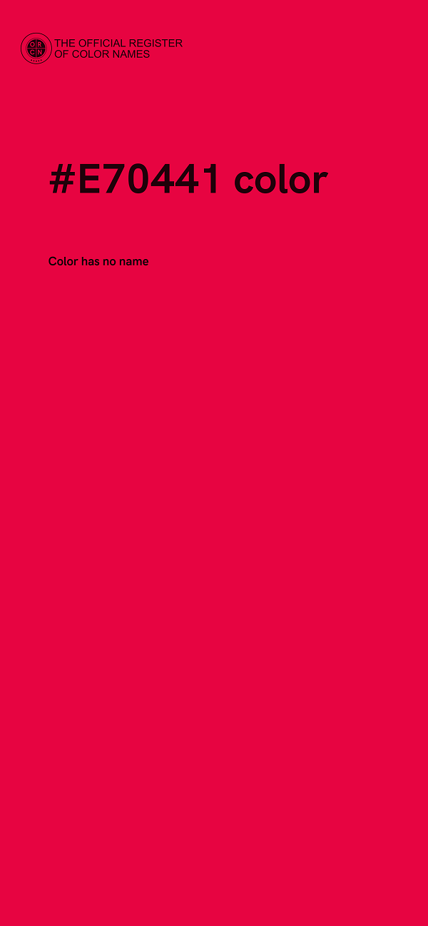 #E70441 color image
