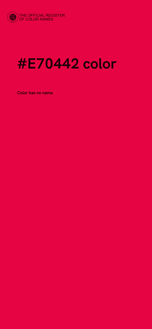 #E70442 color image