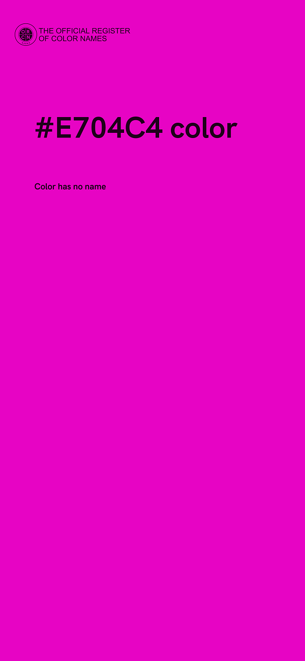 #E704C4 color image