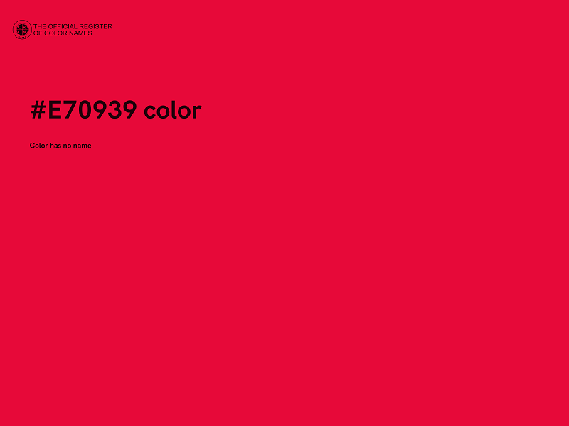 #E70939 color image