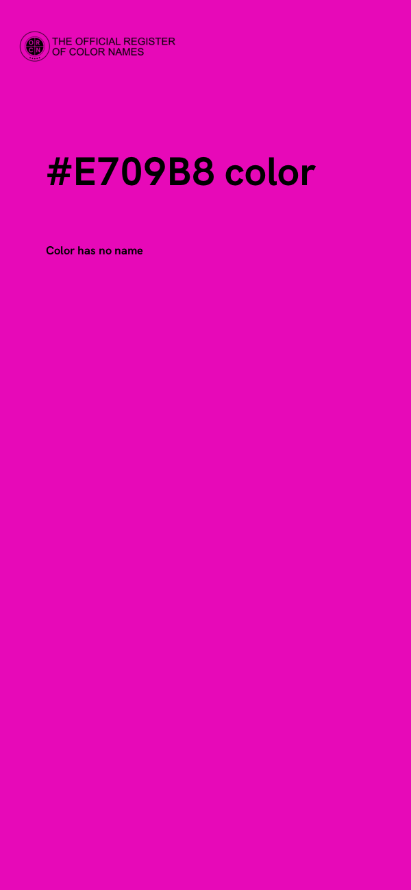 #E709B8 color image