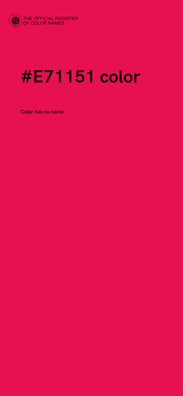 #E71151 color image