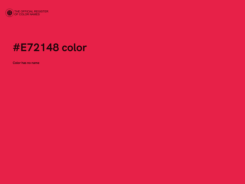 #E72148 color image