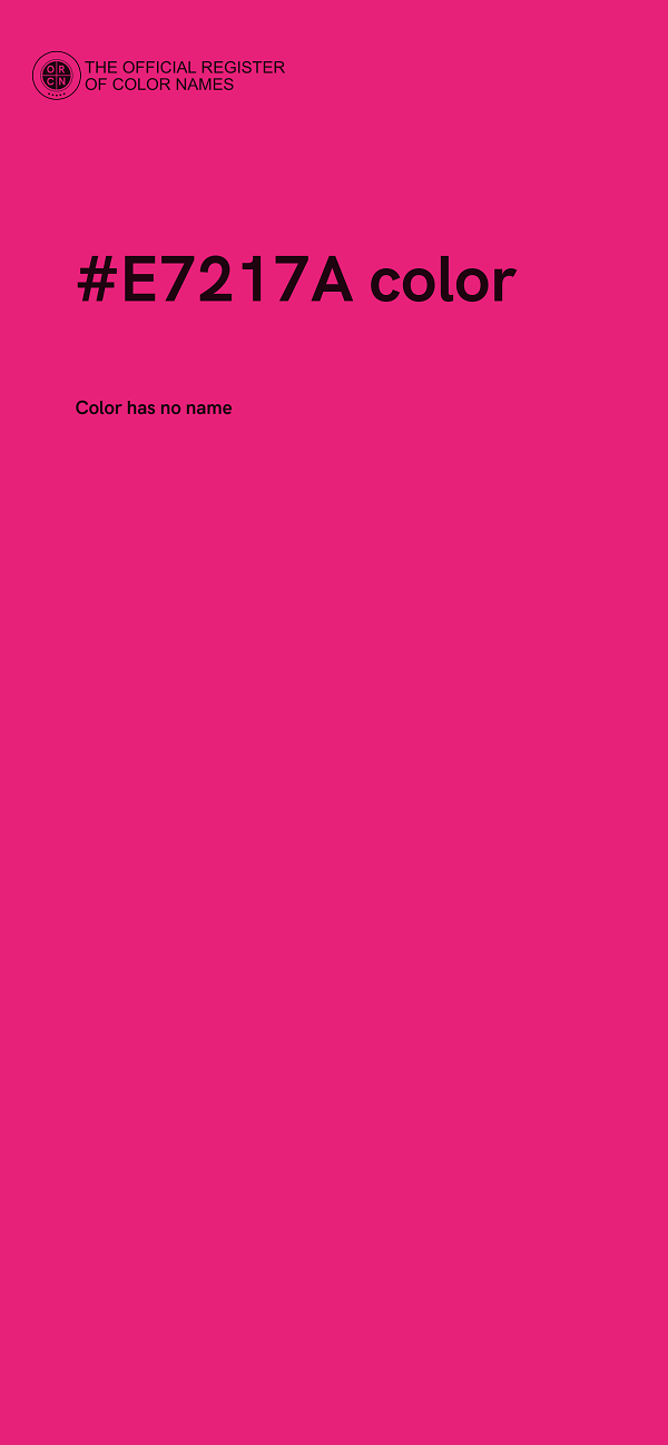 #E7217A color image
