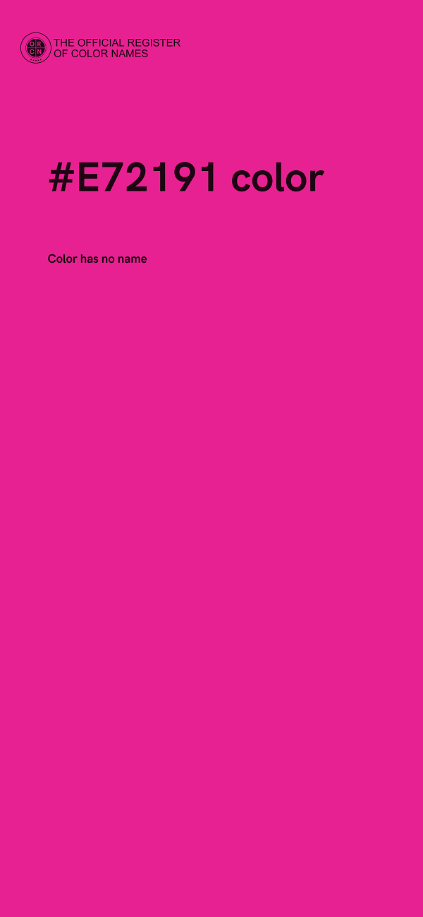 #E72191 color image
