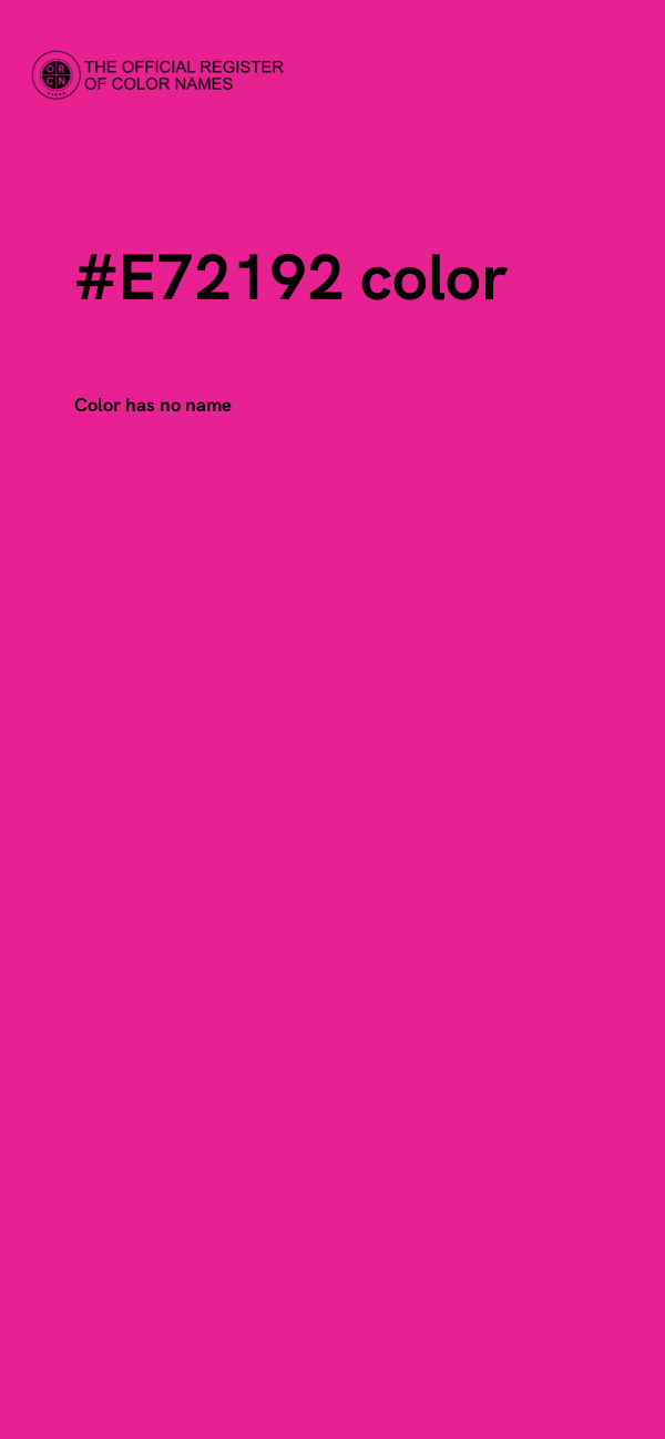 #E72192 color image