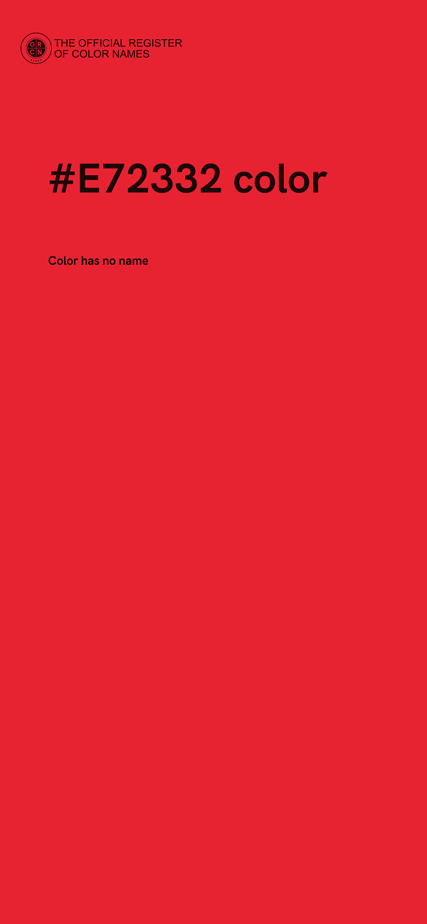 #E72332 color image