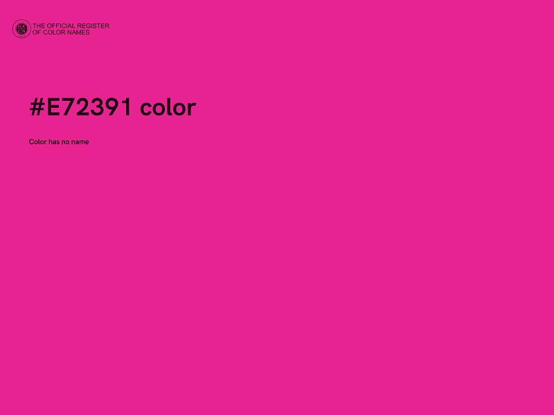 #E72391 color image