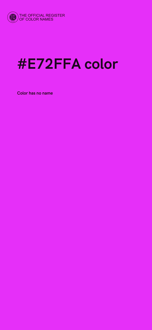#E72FFA color image