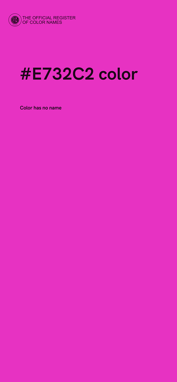 #E732C2 color image