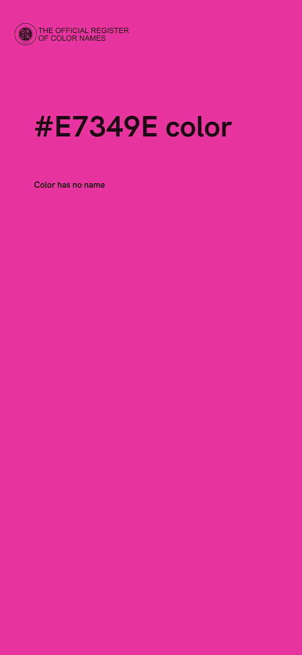 #E7349E color image