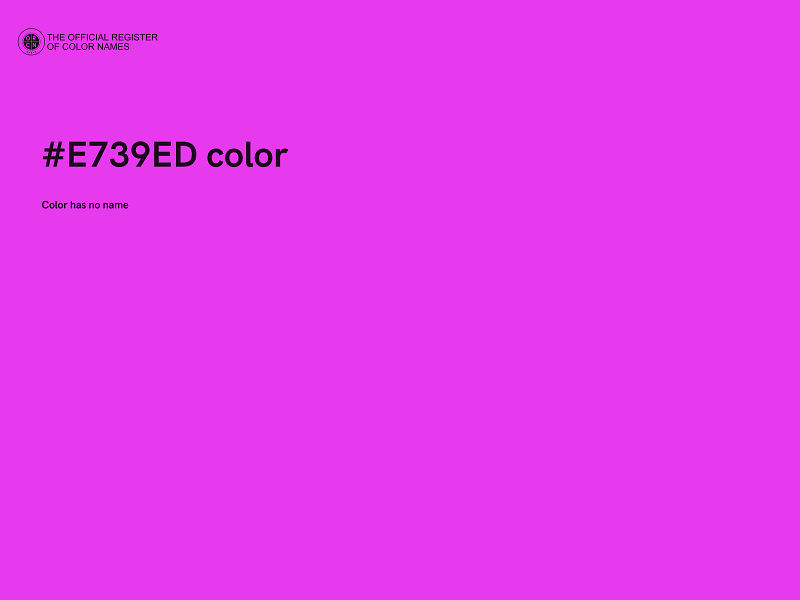 #E739ED color image