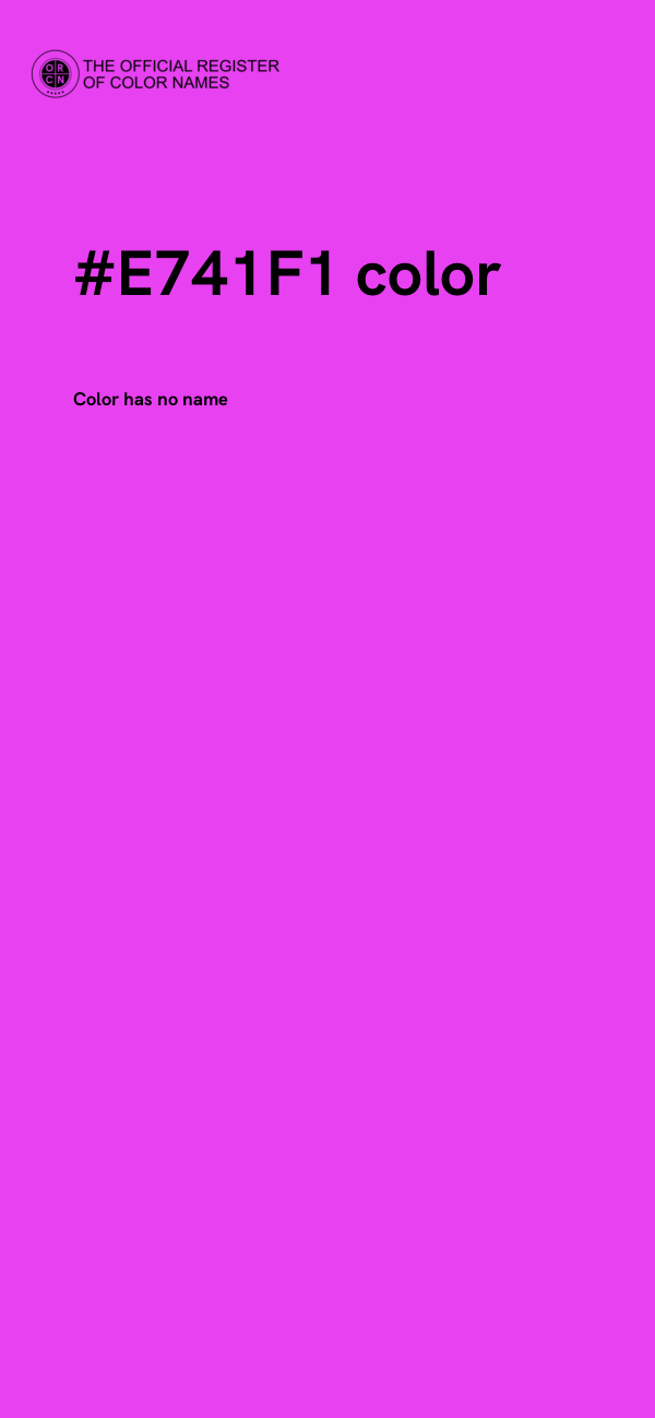 #E741F1 color image
