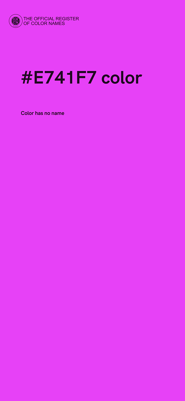 #E741F7 color image
