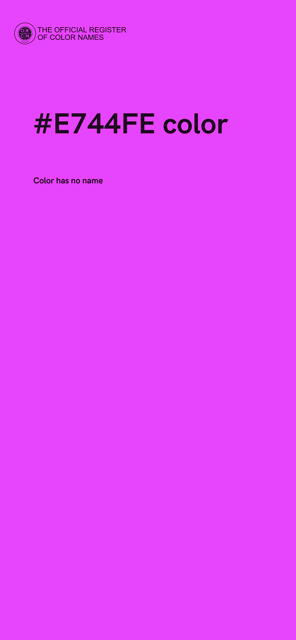 #E744FE color image