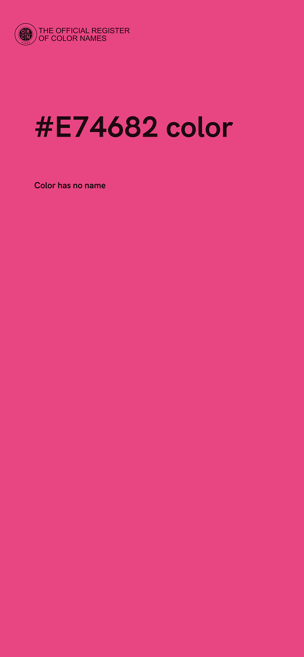 #E74682 color image
