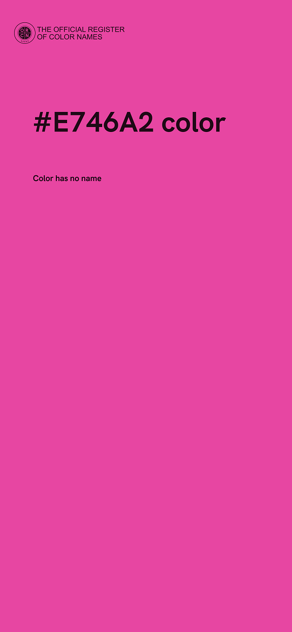 #E746A2 color image