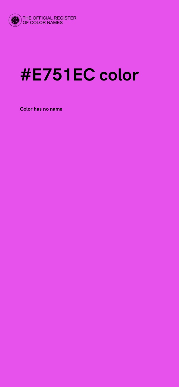 #E751EC color image