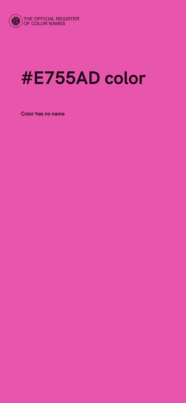 #E755AD color image