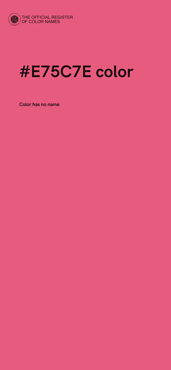 #E75C7E color image