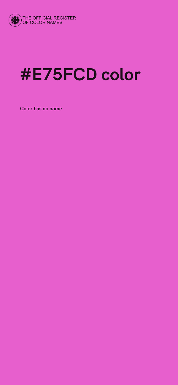#E75FCD color image
