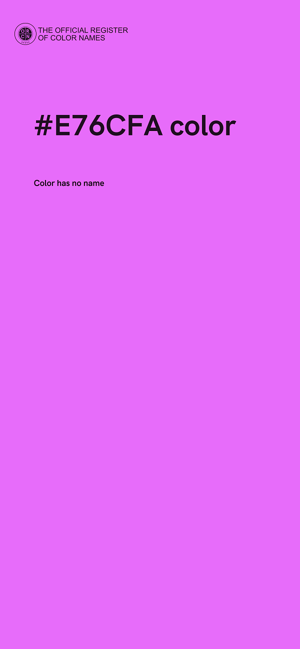 #E76CFA color image