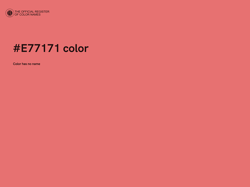 #E77171 color image