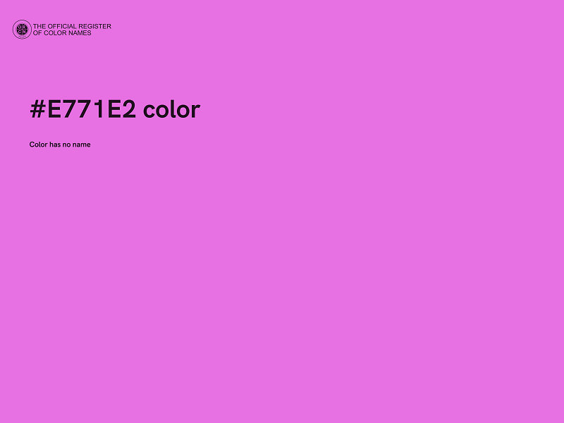 #E771E2 color image