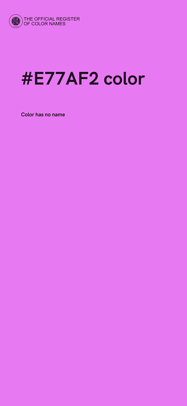 #E77AF2 color image
