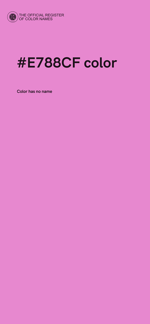 #E788CF color image