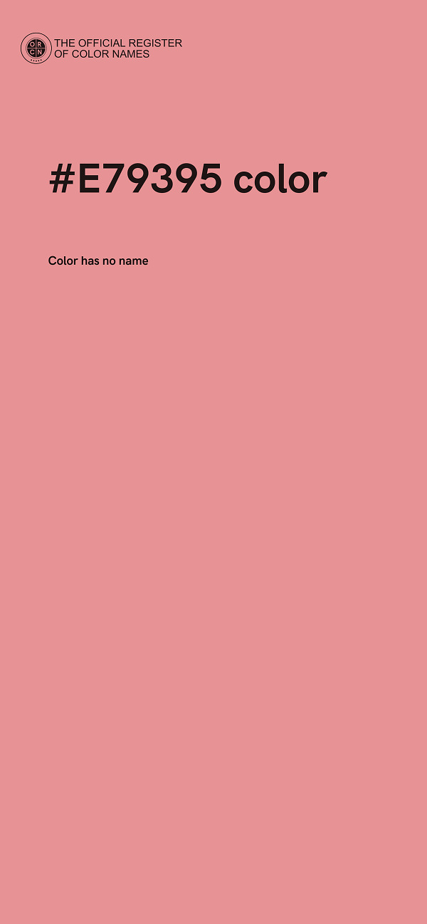 #E79395 color image