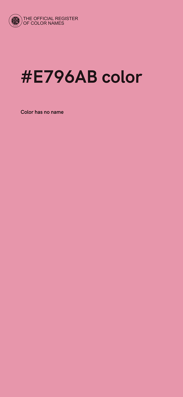 #E796AB color image