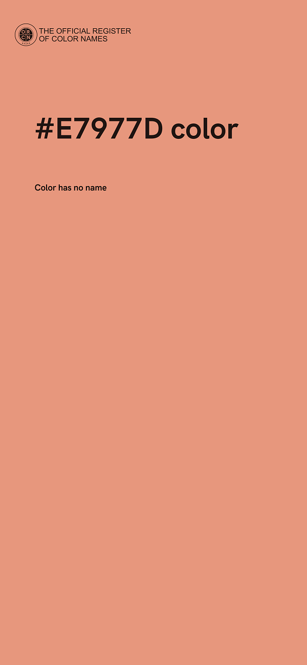 #E7977D color image