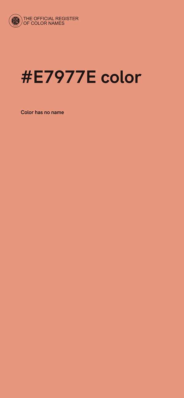 #E7977E color image
