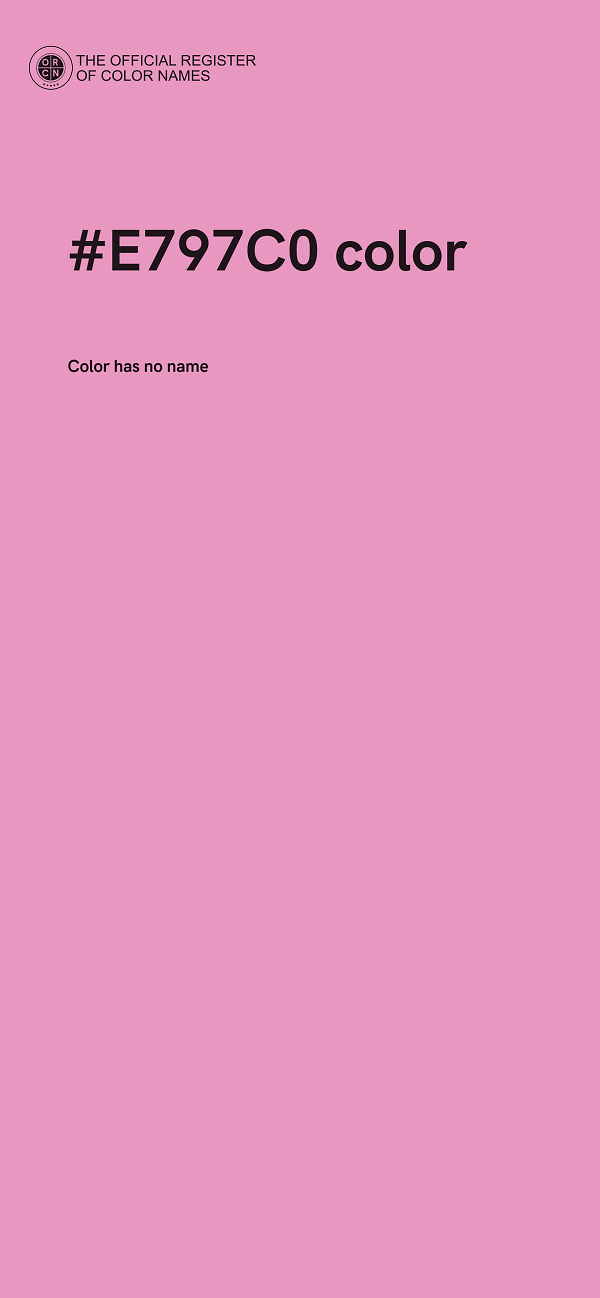 #E797C0 color image