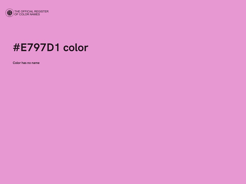 #E797D1 color image