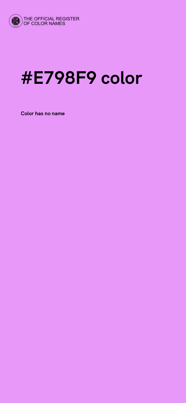 #E798F9 color image