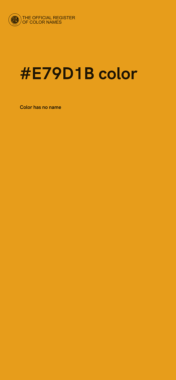 #E79D1B color image